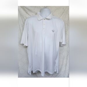 Peter Millar XL Summer Comfort White Golf Polo